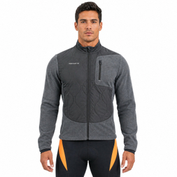 Warme Polar-Fleece-Fahrradjacke für Herren mit gepolsterten Einsätzen