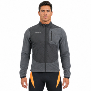 Warme Polar-Fleece-Fahrradjacke für Herren mit gepolsterten Einsätzen