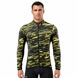 Fahrradjacke mit Allover-Print