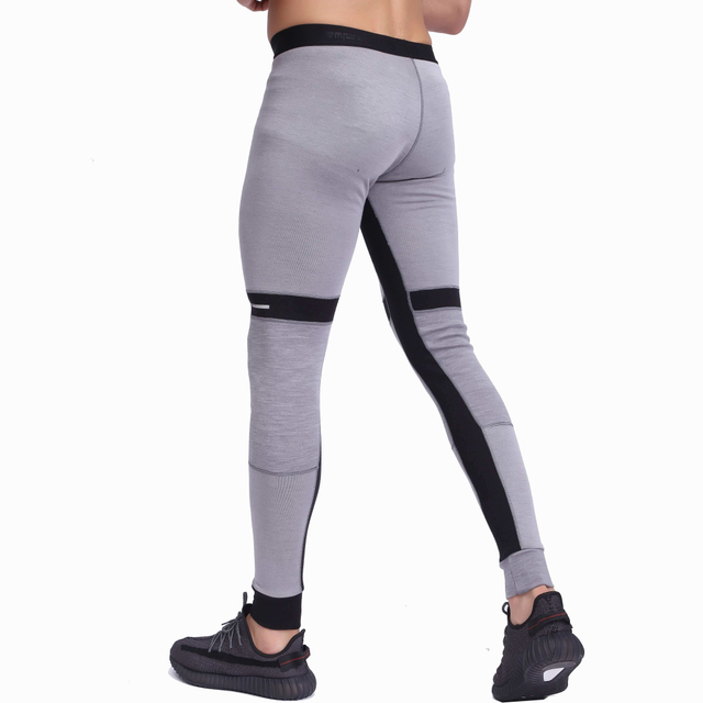 Herren Merinowolle Mischung Baselayer Panel Legging Pant