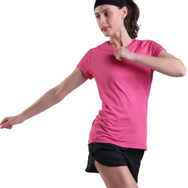 Frauen sportliches Training Sport trocknend Laufshorts mit Reißverschlusspocke