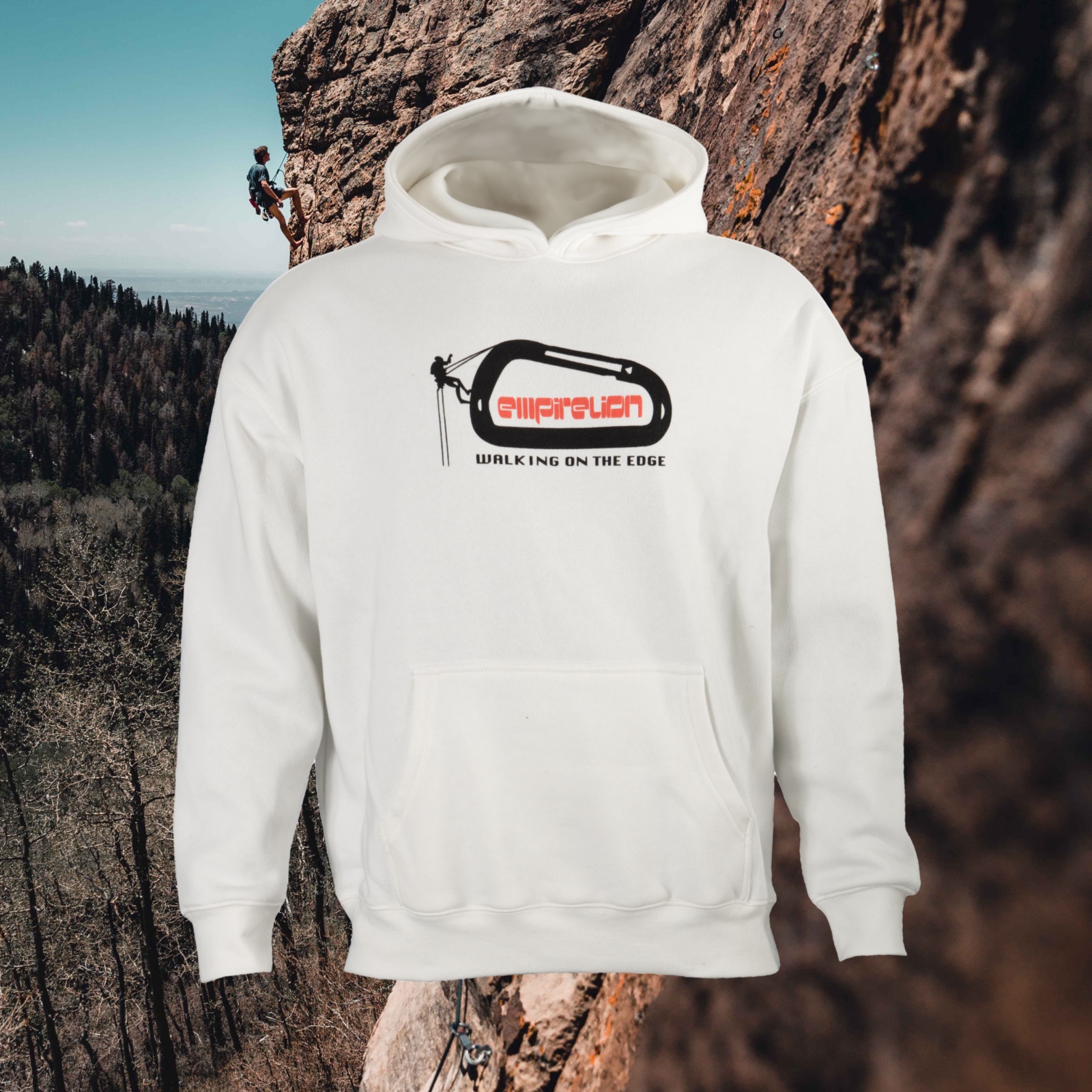 Wei&szlig;er Hoodie