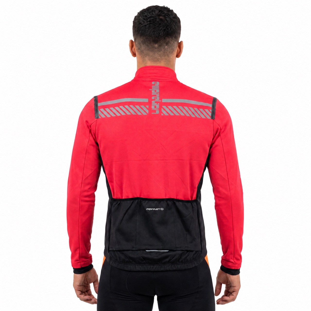 Fahrradjacke mit Bandbesatz