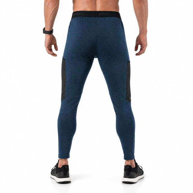 Farbblockierte Baselayer-Hose aus Merinowolle für Herren