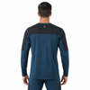 Farbblockierte Baselayer-Oberteile aus Merinowolle für Herren