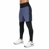 Windfeste Herren-Baselayer-2-in-1-Hose mit hohem Bund