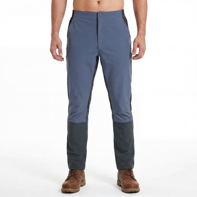 Leichte Herren-Wanderhose mit Mesh-Einsatz, atmungsaktive Trekkinghose