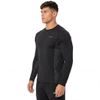 Herren-Kompressions-Baselayer mit reflektierenden Besätzen, aktive Slim-Fit-Oberteile