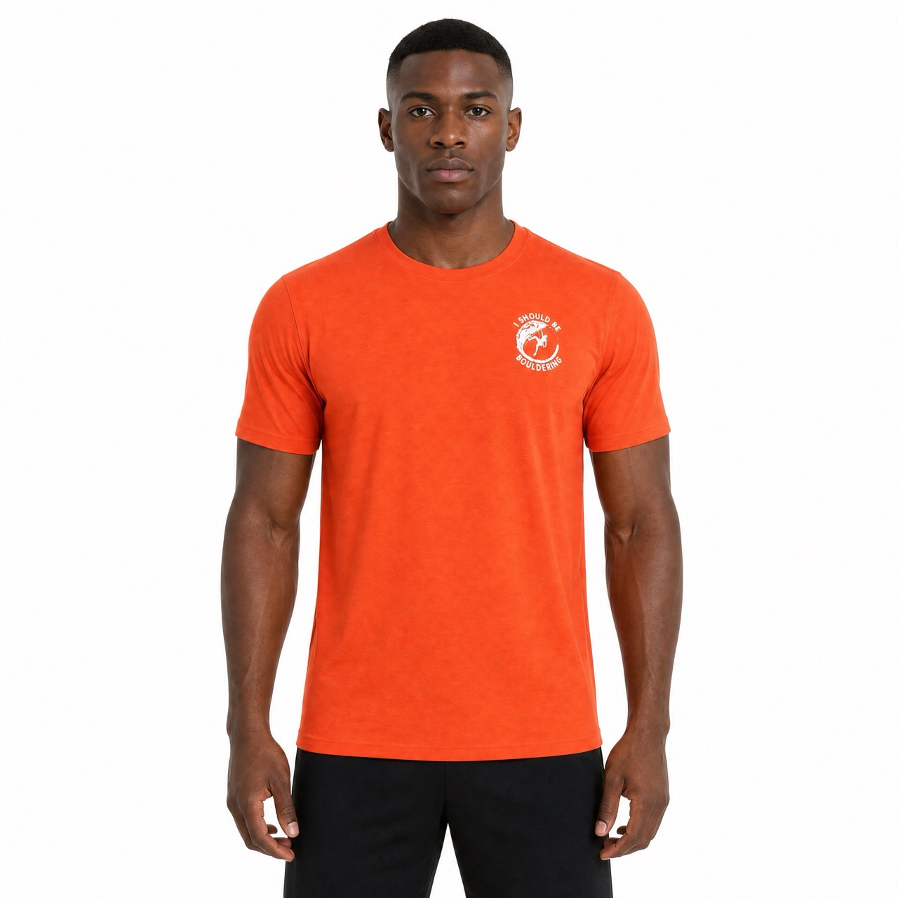 Herren-Kurzarm-T-Shirt zum Klettern