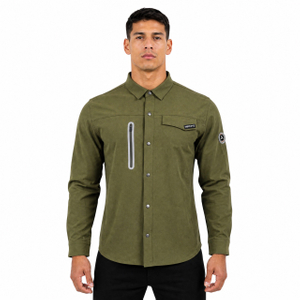 Reflektierendes Herren-Trekkingshirt mit versiegelter Reißverschlusstasche