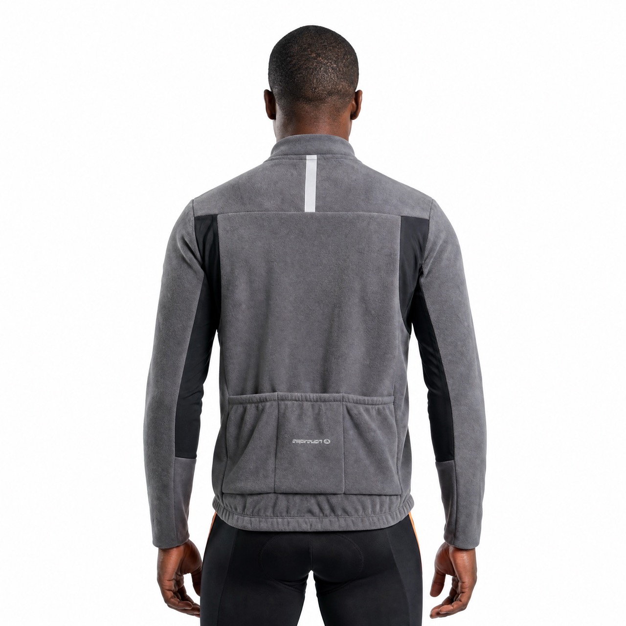 Schwere Herren-Winterradjacke aus gebondetem Fleece