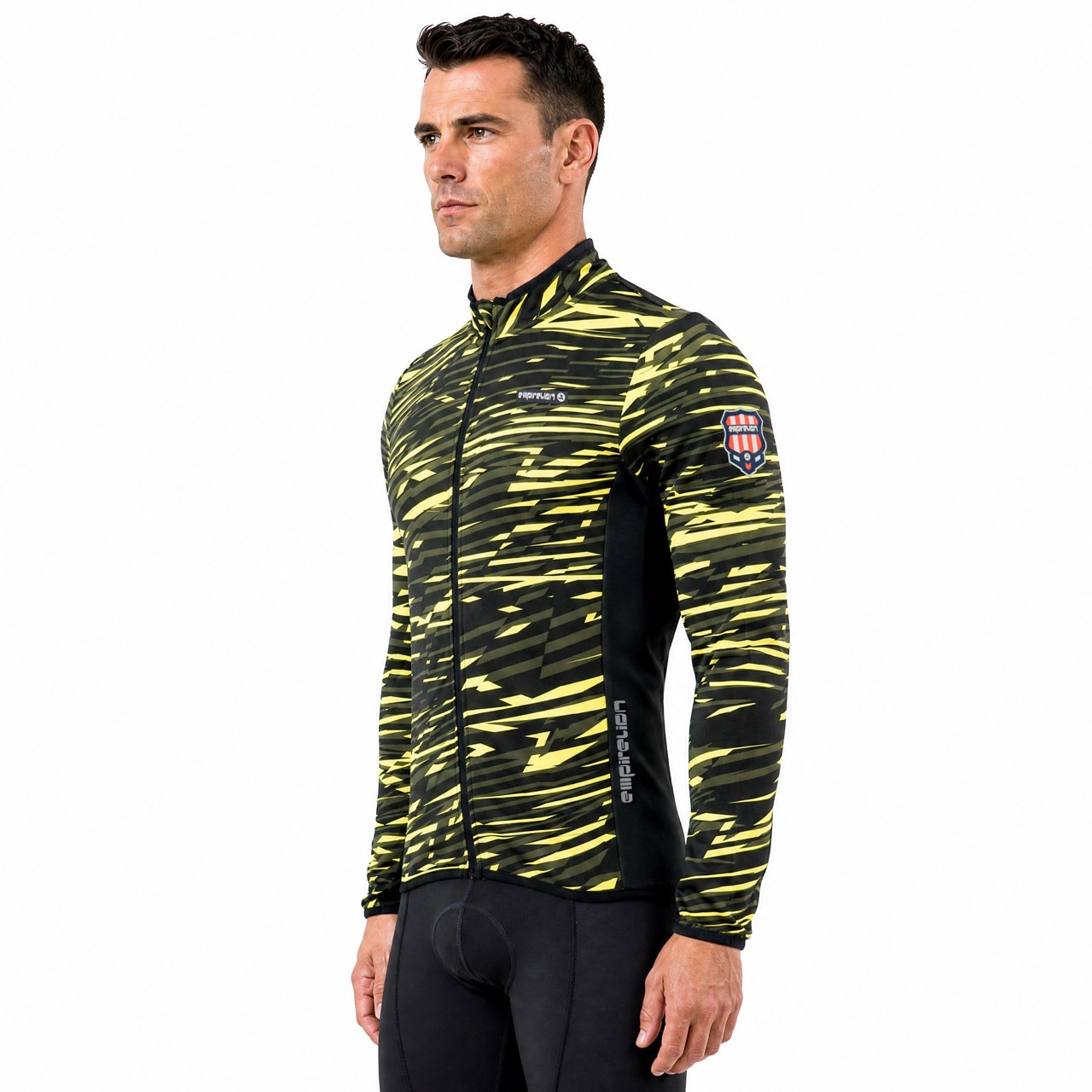Fahrradjacke mit Allover-Print