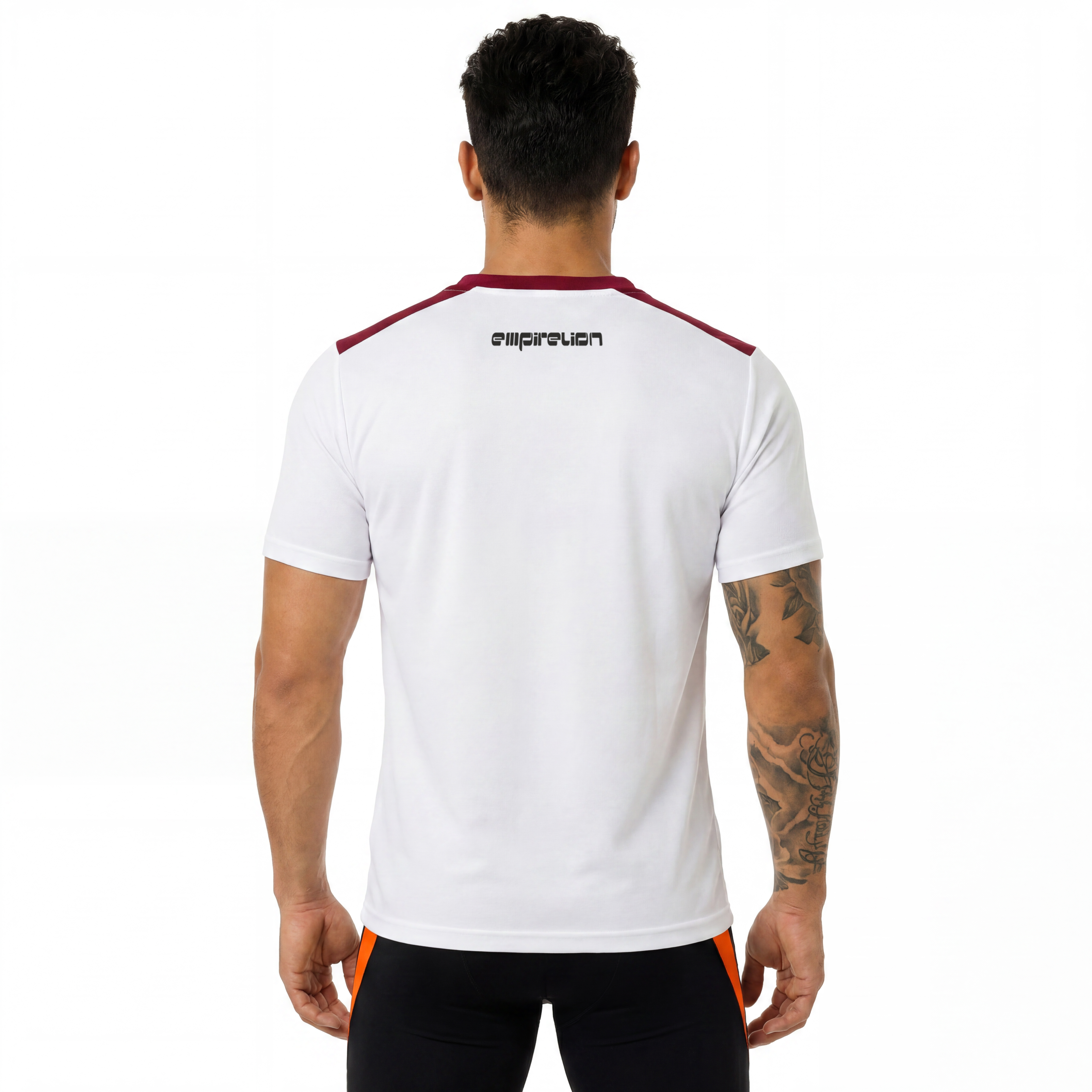 Herren-T-Shirt aus Fußballtrikot mit V-Ausschnitt