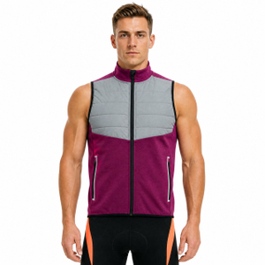 Reflektierende, gepolsterte Alpine-Thermoweste für Herren