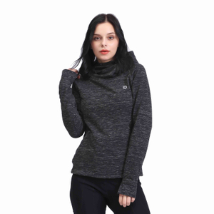 Women Cowl Neck Pullover Sweatshirts mit Daumenlöchern