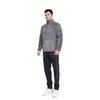 Herrenananas Jacquard Shaggy Fleece Halbzipper Pullover Thermaljacken oben