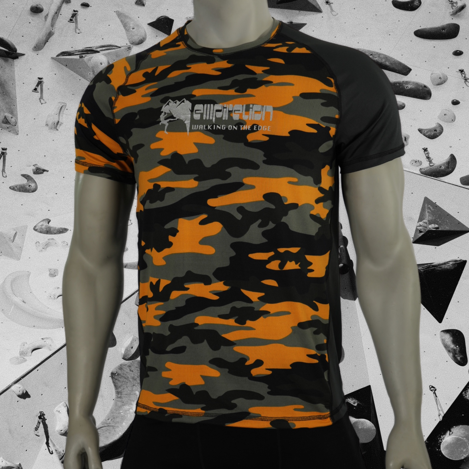 Gelbes Camo -Klettern