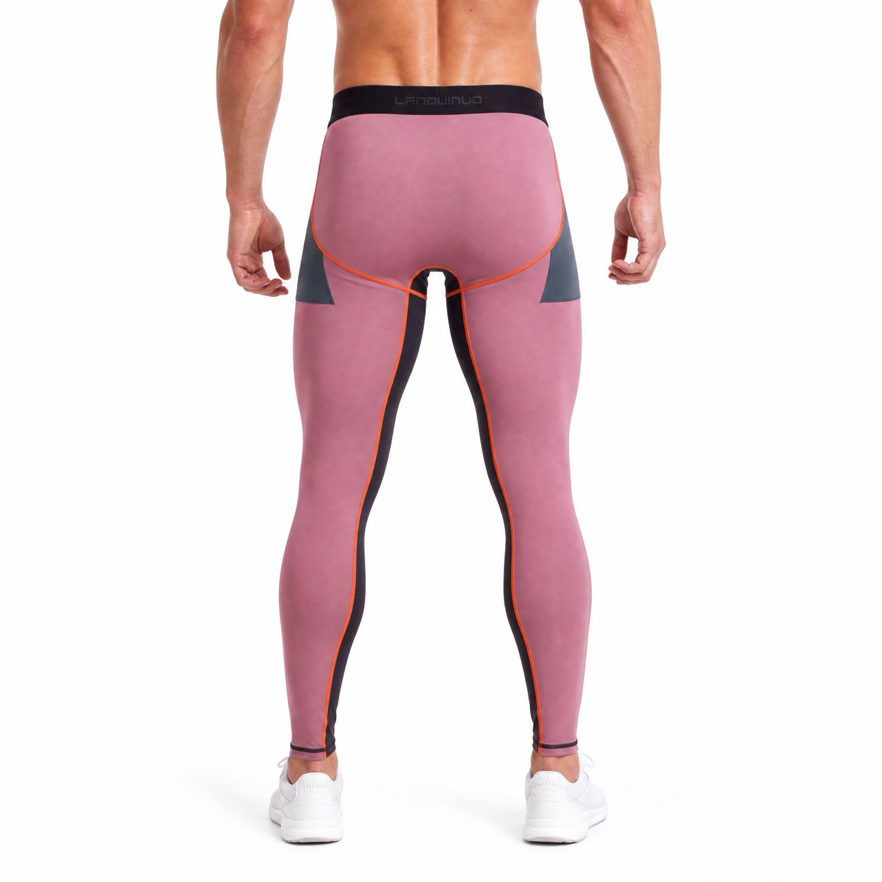 VMTR Herren-Baselayer-Leggings mit Farbblockdesign