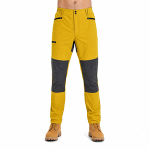 Farbblock-Trekkinghose für Herren, Wanderhose mit elastischem Bund