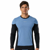 Herren-Baselayer-Racing-Workout-Tops mit Windschutzeinsätzen