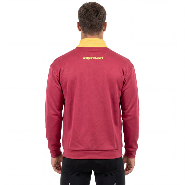Übergroße Herren-Sportjacke mit Logo-Print