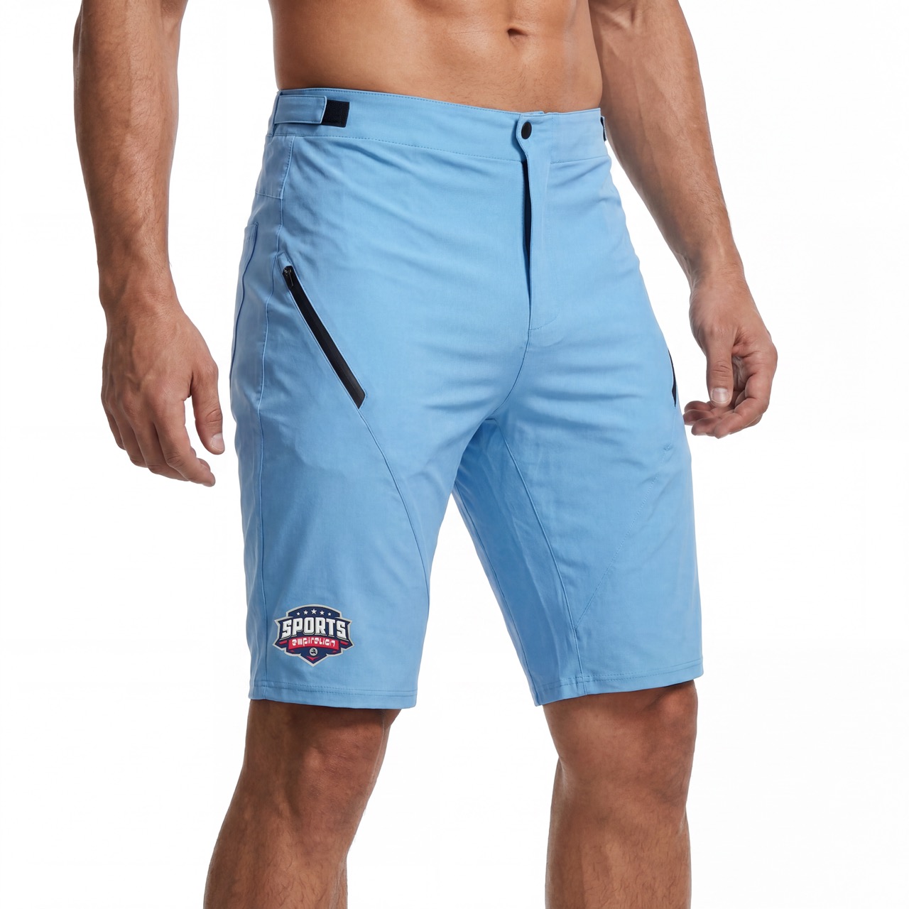 Herren-Shorts zum Radfahren und Wandern mit Reißverschlusstaschen