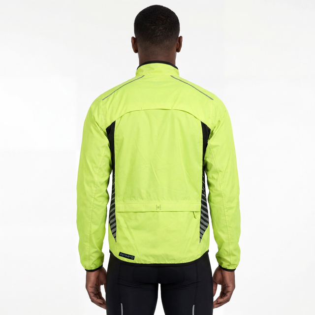 Winddichte, beschichtete Regen-Fahrradjacke für Herren