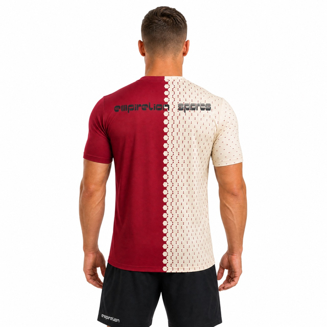 Freizeit-Sport-T-Shirt für Herren mit Allover-Print