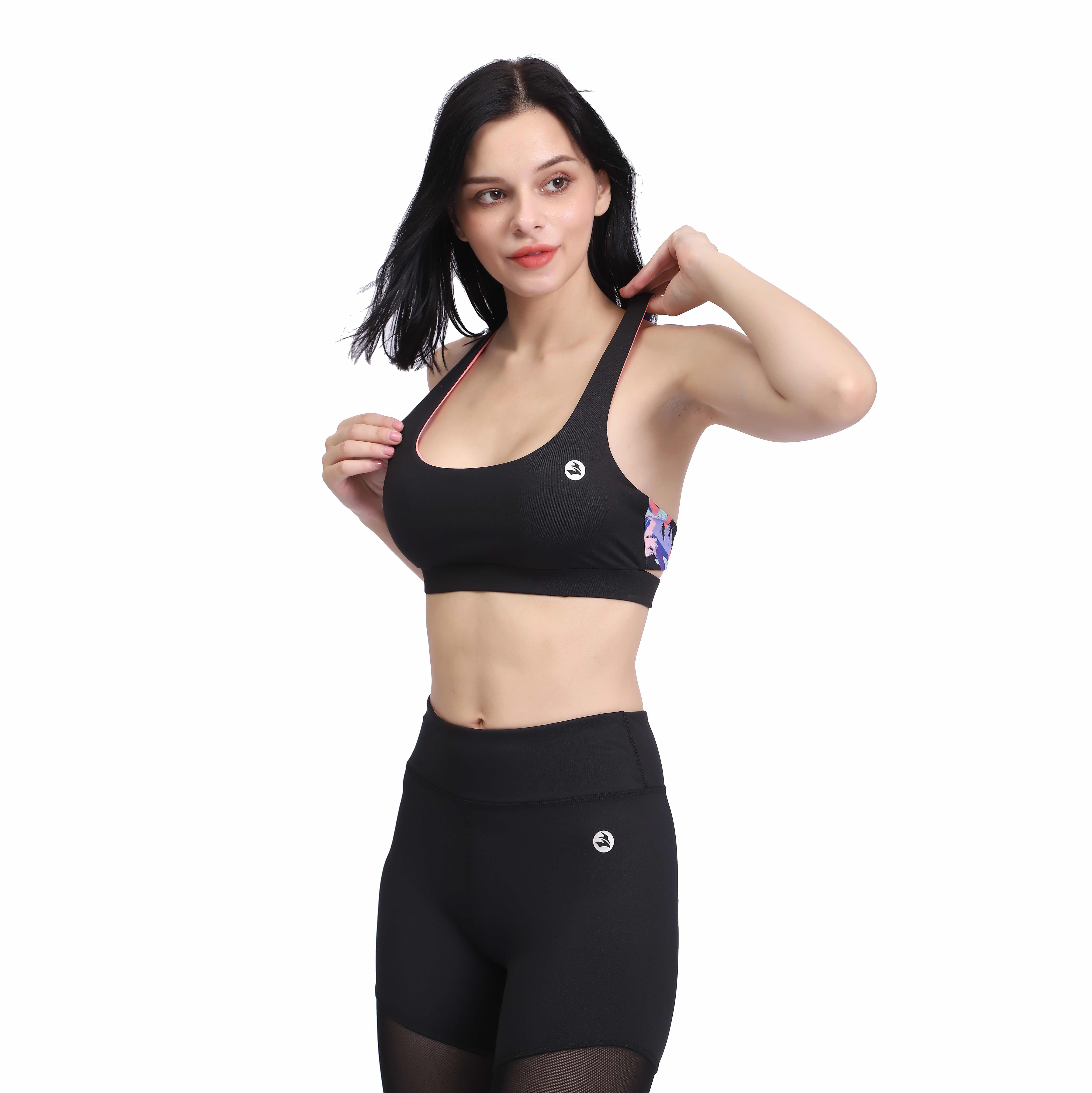 Riemchen Open Back Sports BH Yoga Fitnessstudio Tops Aktivkleidung für Frauen für Frauen