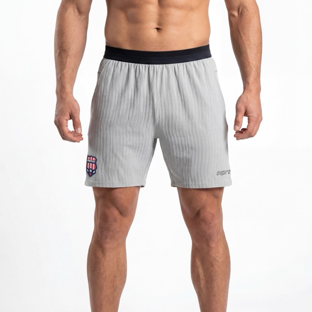 Herren-Laufshorts mit Fußball-Athletikstreifen