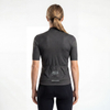 Kurzarm-Radtrikot für Damen mit reflektierendem Aufdruck