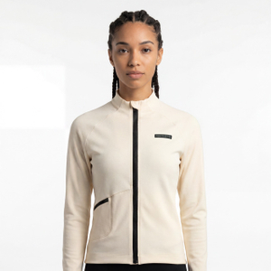 Damen-Fahrradjacke mit Reglan-Ärmeln und Mesh-Besatz