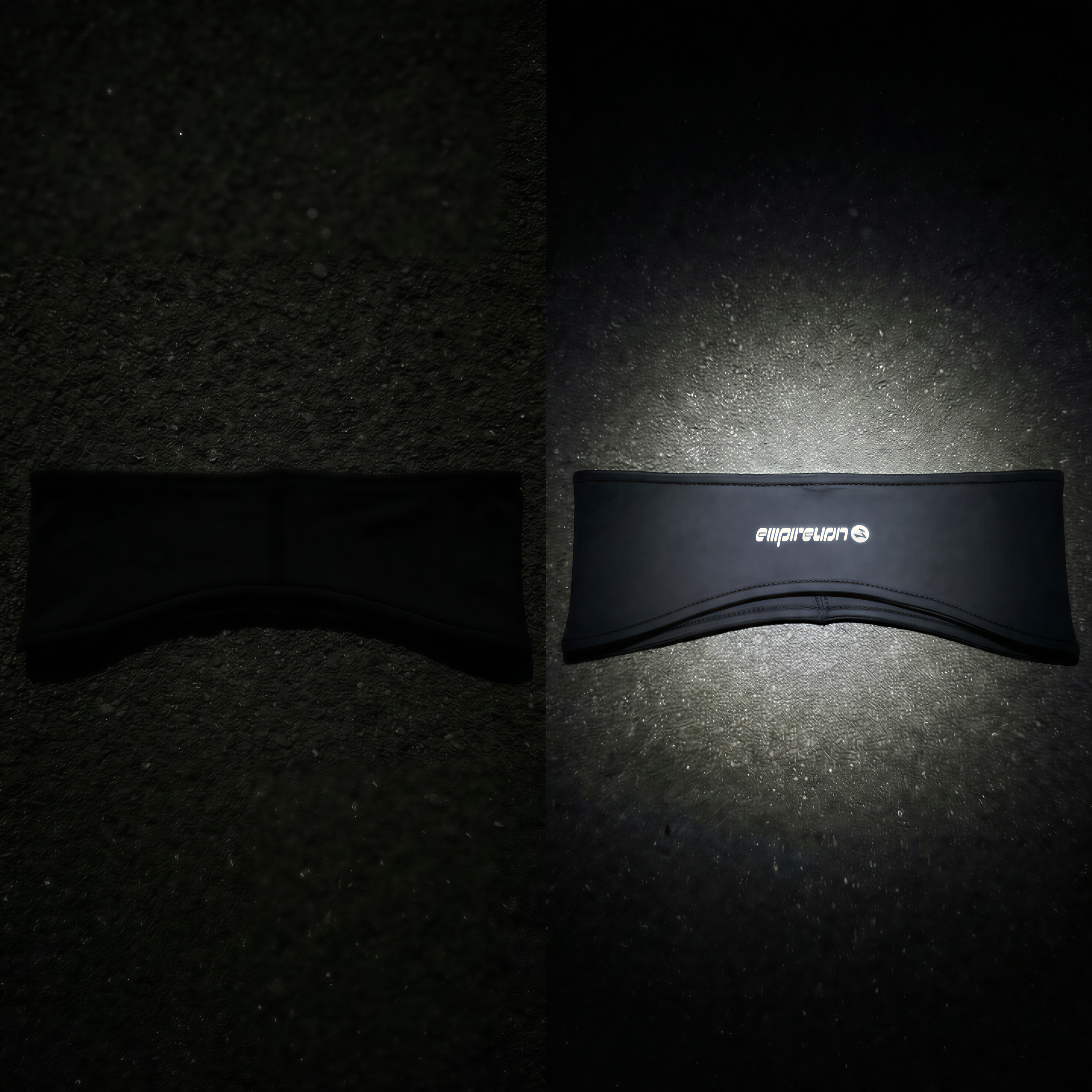 Lauf-Stirnband, reflektierendes Schweißband, Sport-Stirnband, dehnbar, Unisex