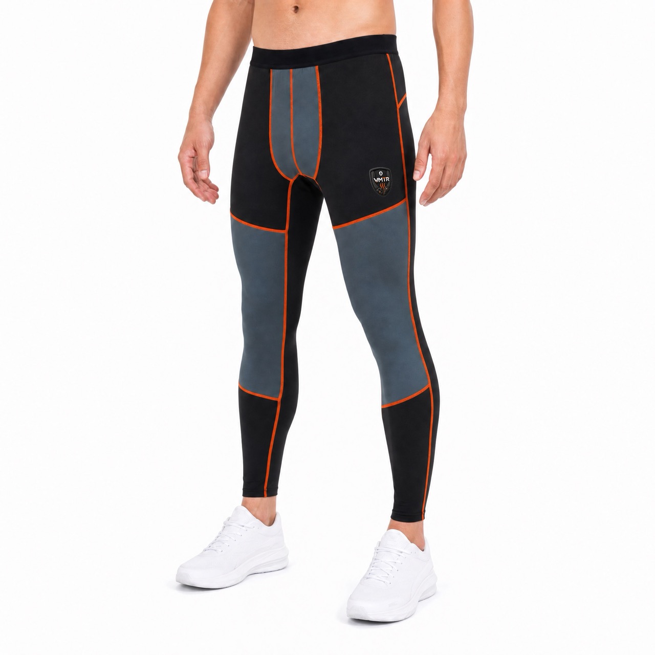 VMTR Herren-Leggings mit Farbblockdesign