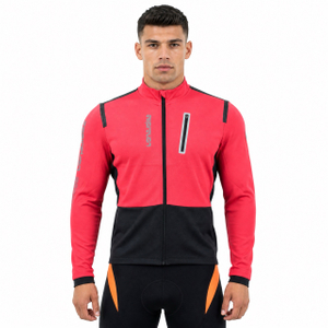 Fahrradjacke mit Bandbesatz