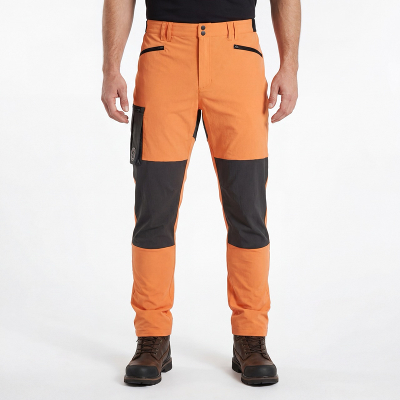 Herren-Schneehose, Farbblock-Trekkinghose