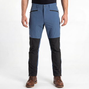 Herren-Wanderhose mit durchgehenden seitlichen Reißverschlüssen und Farbblock-Schneehose