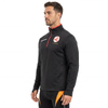 Herren-Sportpullover mit halbem Reißverschluss und Paspelierung