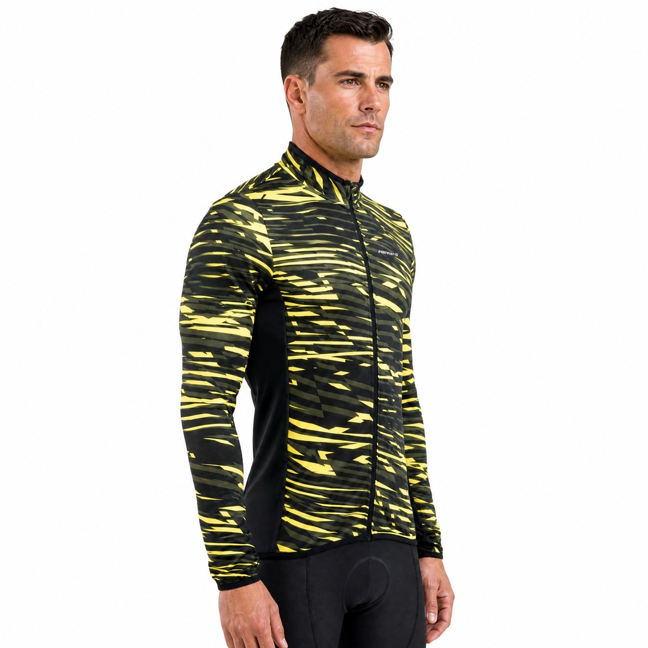 Fahrradjacke mit Allover-Print