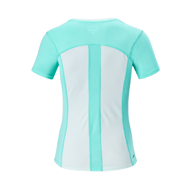 Damen Running Crew-Hals-T-Shirt Kurzärmele schnell sterbendes T-Shirt