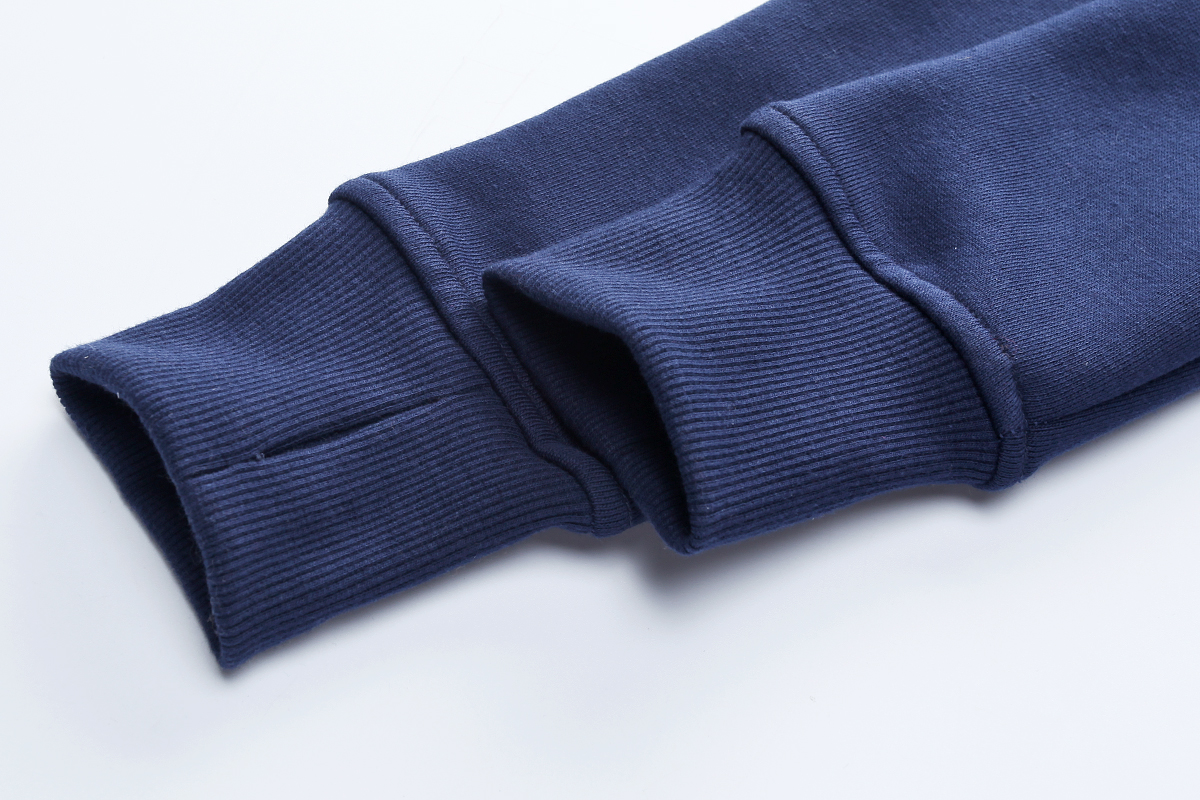 Rippenmanschette mit Daumenl&ouml;chern