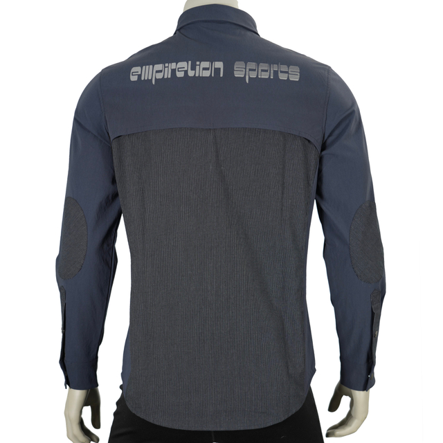 Herren Wandern Camping fischen Kühlung Rücken & Achselhöhle Püter schnappt Patch -Taschen Streifenhemden auf