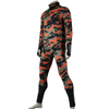 Herren Camouflage Print Baselayer Hochkragen -Trikotset Set