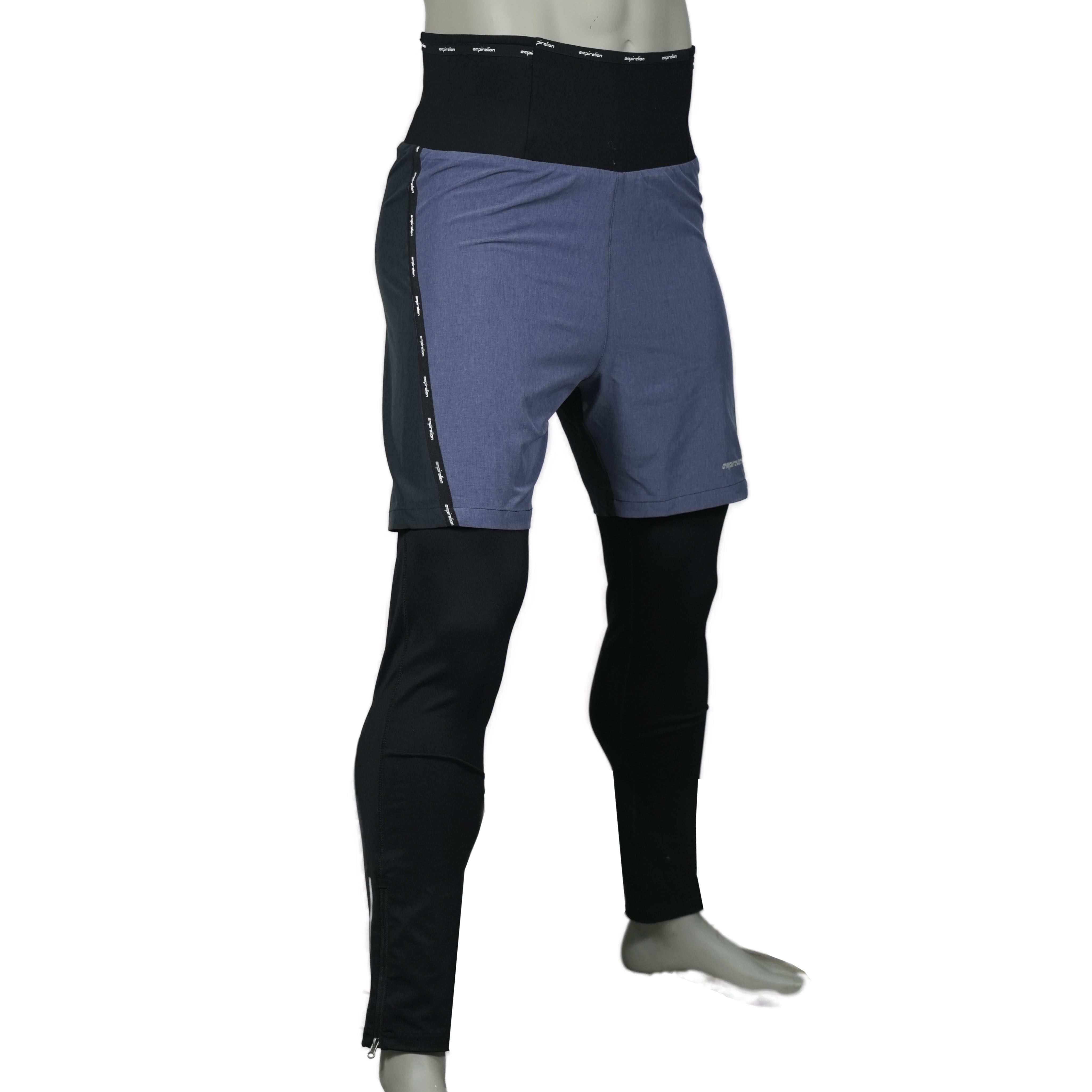 Herren winddach hoher Taillenband Baselayer 2 in 1 Hose