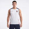 Herren-Weste mit Farbblock-Fußballteam-Logo