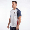 Colorblock-T-Shirts, Fußball-Team-Tops 