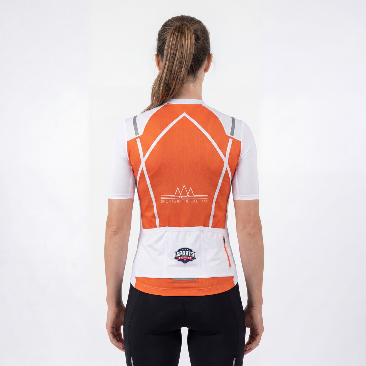 Leichtes, kurzärmliges Damen-Fahrradtrikot „Cold Feeling“.