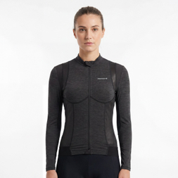 Damen-Radtrikotjacke mit Einsätzen