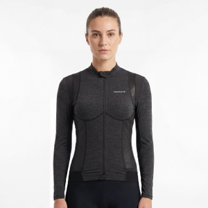 Damen-Radtrikotjacke mit Einsätzen