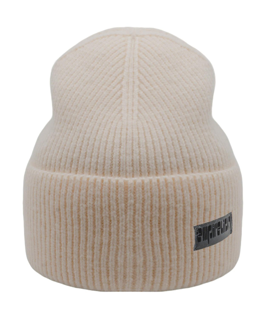 Warme Mütze mit Bündchen für den Winter, 9 cm extra warme, windabweisende Mütze